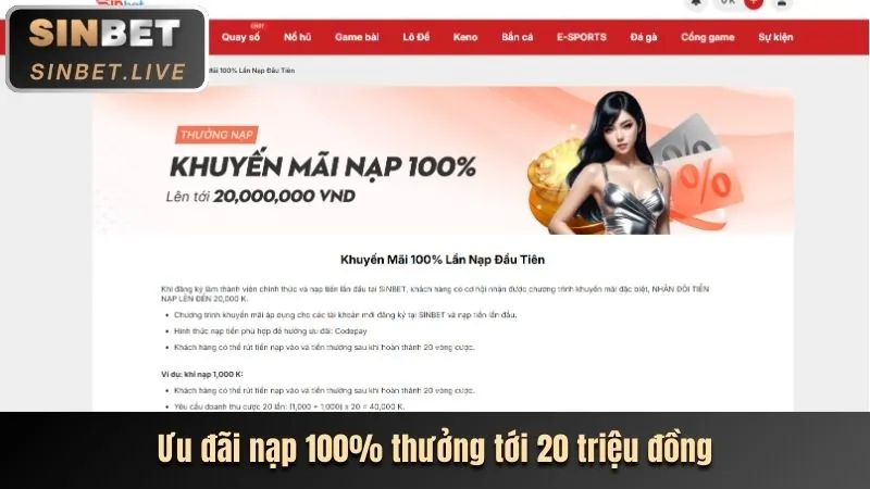 Hoàn trả thể thao hàng ngày 1.5%